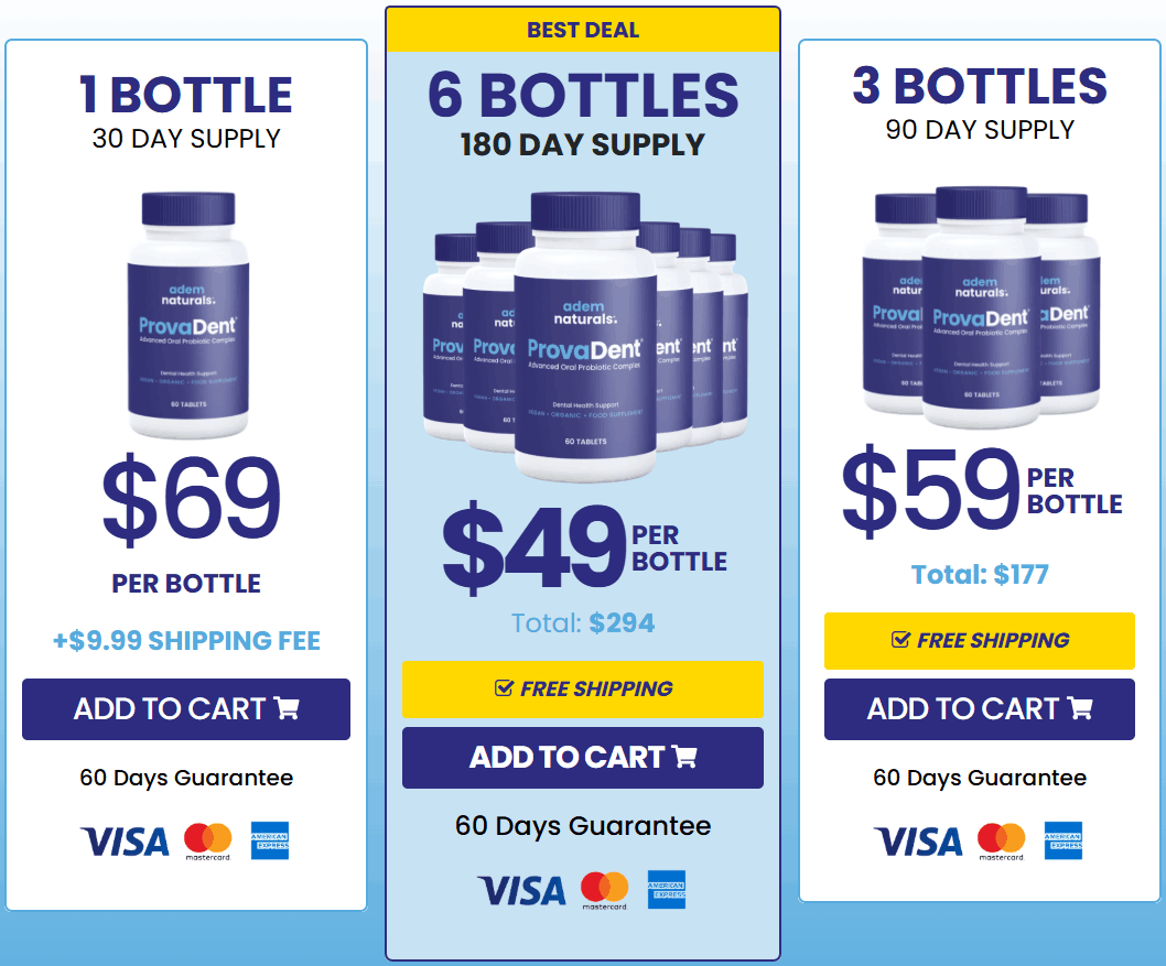 ProvaDent discounted prices